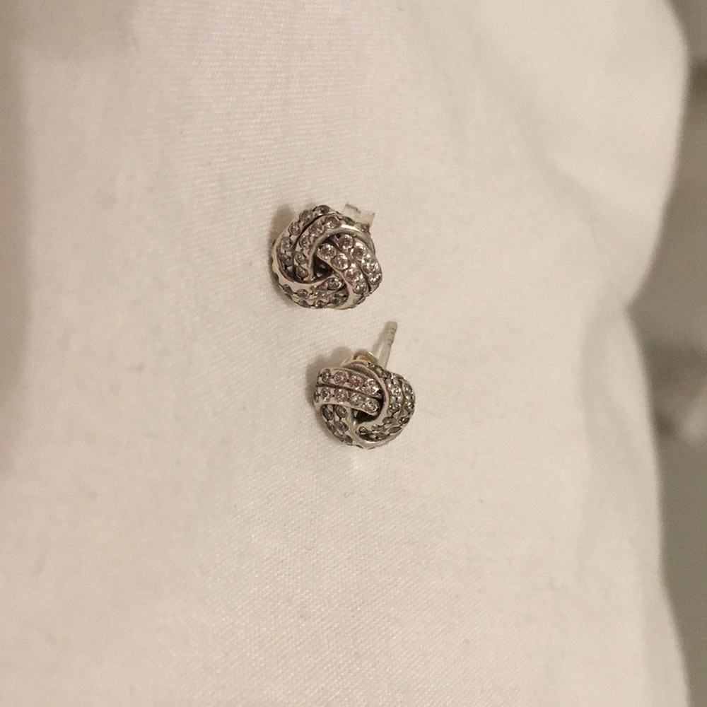 Love Knot Pandora Earrings